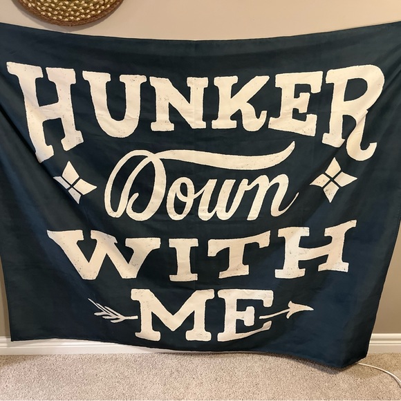 Society6 51”x60” Hunker Down Wall Tapestry - Picture 2 of 4